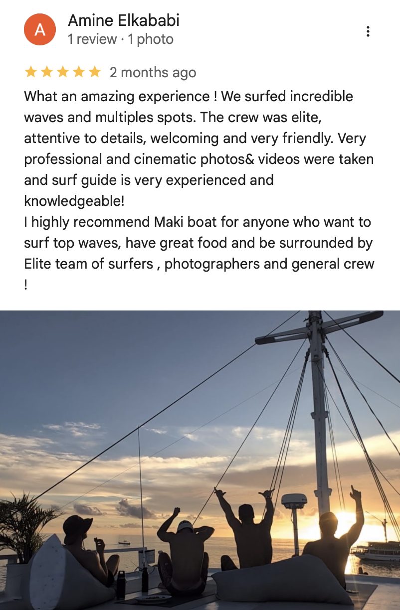 5-star Google review from Amine Elkababi